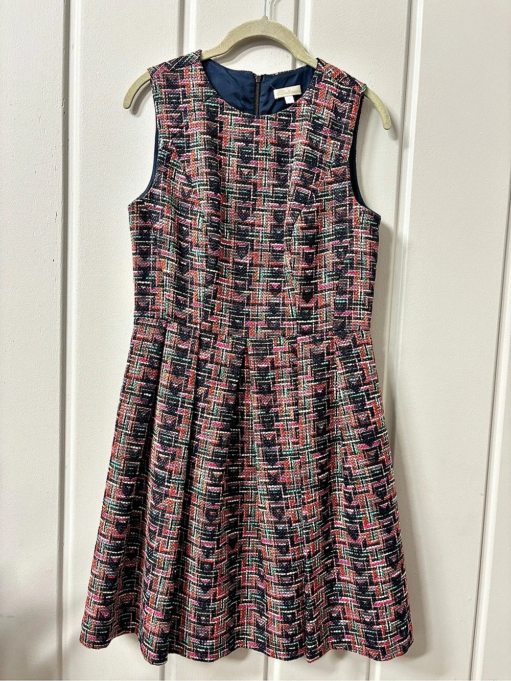 Shoshanna Geometric Tweed Dress in Size 4